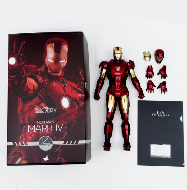 ★ Hot Toys ホットトイズ 1/4スケール クオーター・スケール 可動式フィギュア アイアンマン・マーク4 IM2 MK IV 美品 QS020 (0220478926)