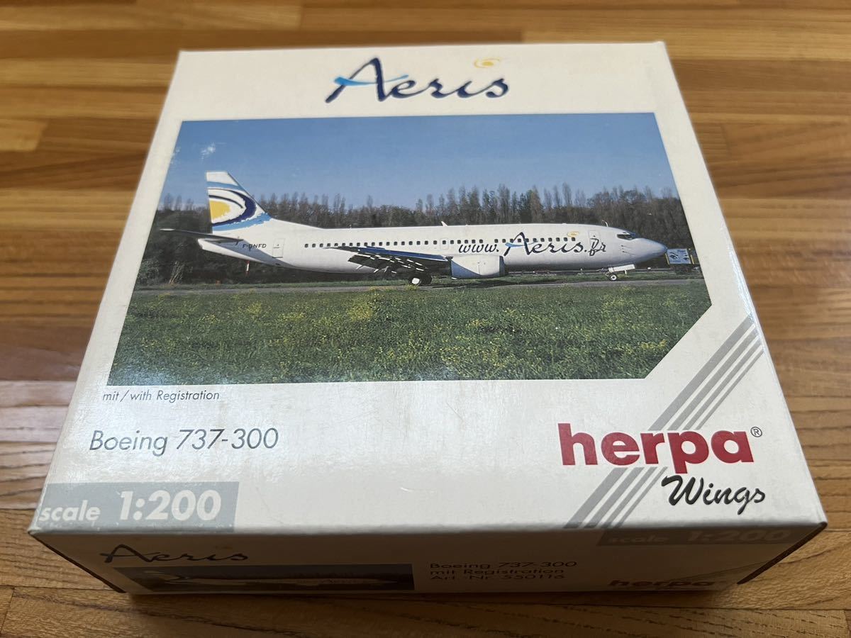 HERPA Boeing 737-300 3 piece set 1/200 Herpa bo- wing Western Pacific AIRLINES Sam\'s Town AERIS Lufthansa