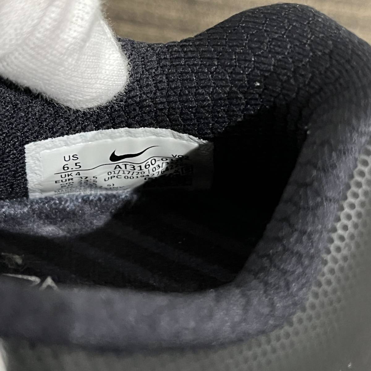  Nike meto темно синий женский спортивные туфли 23.5cm AT3160-010
