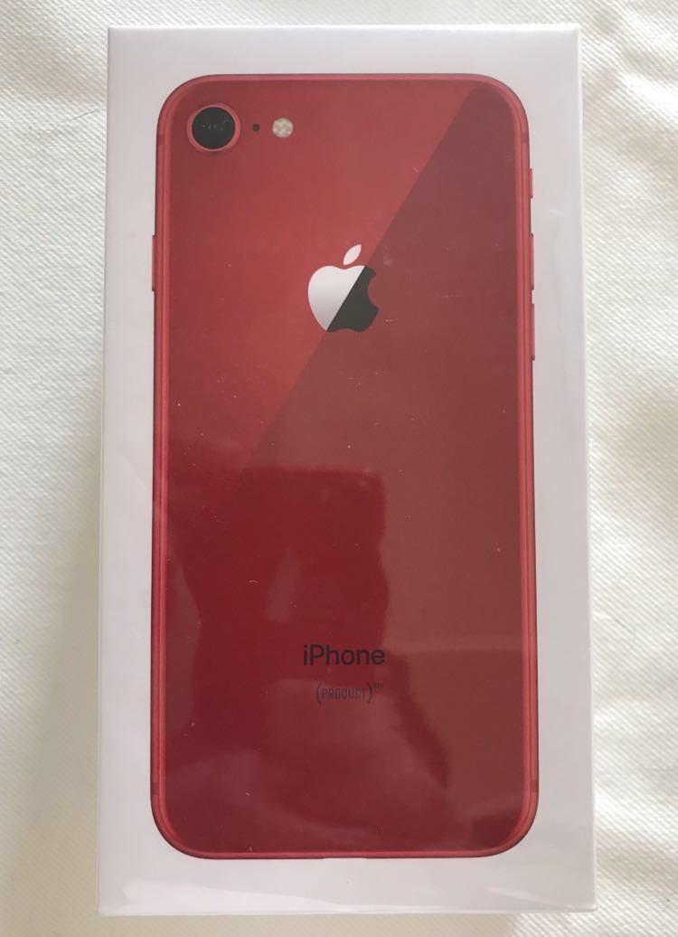 【新品未開封/未アクチ】apple iPhone8 64gb (PRODUCT) RED MRRY2J/A【au/SIMロック解除済】_画像2