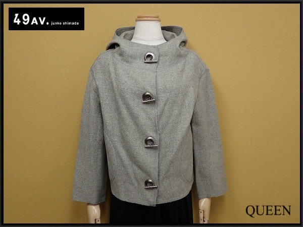 49AV. Junko shimada wool jacket *38* Junko Shimada made in Japan / with a hood ./24*1*2-7