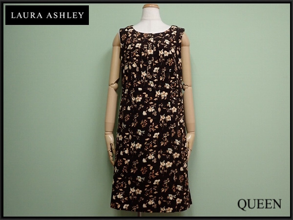 LAURA ASHLEY 花柄ワンピース・11□ローラアシュレイ/24*1*3-4_画像1