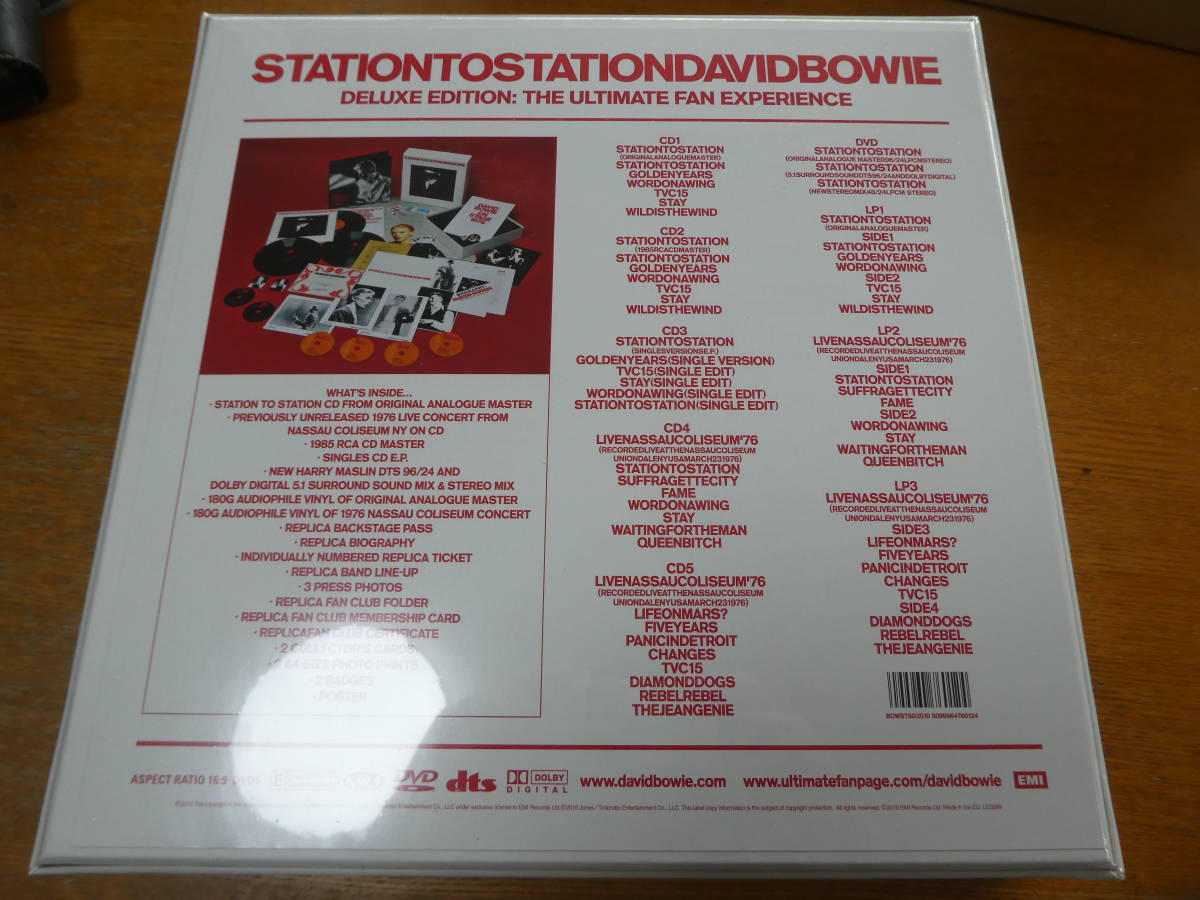 未開封新品！デヴィッド・ボウイ　David Bowie　/　Station To Station　Deluxe Edition Box Set_画像2