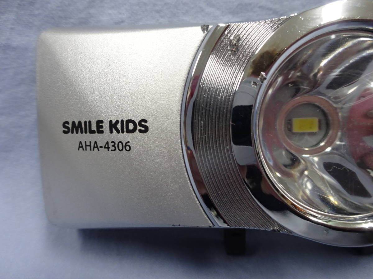 (く-L-1671)旭電機化成 スマイルキッズ SMILKIDS　AHA-4306　LEDライト　電池式　自転車　点灯・点滅　中古_画像7