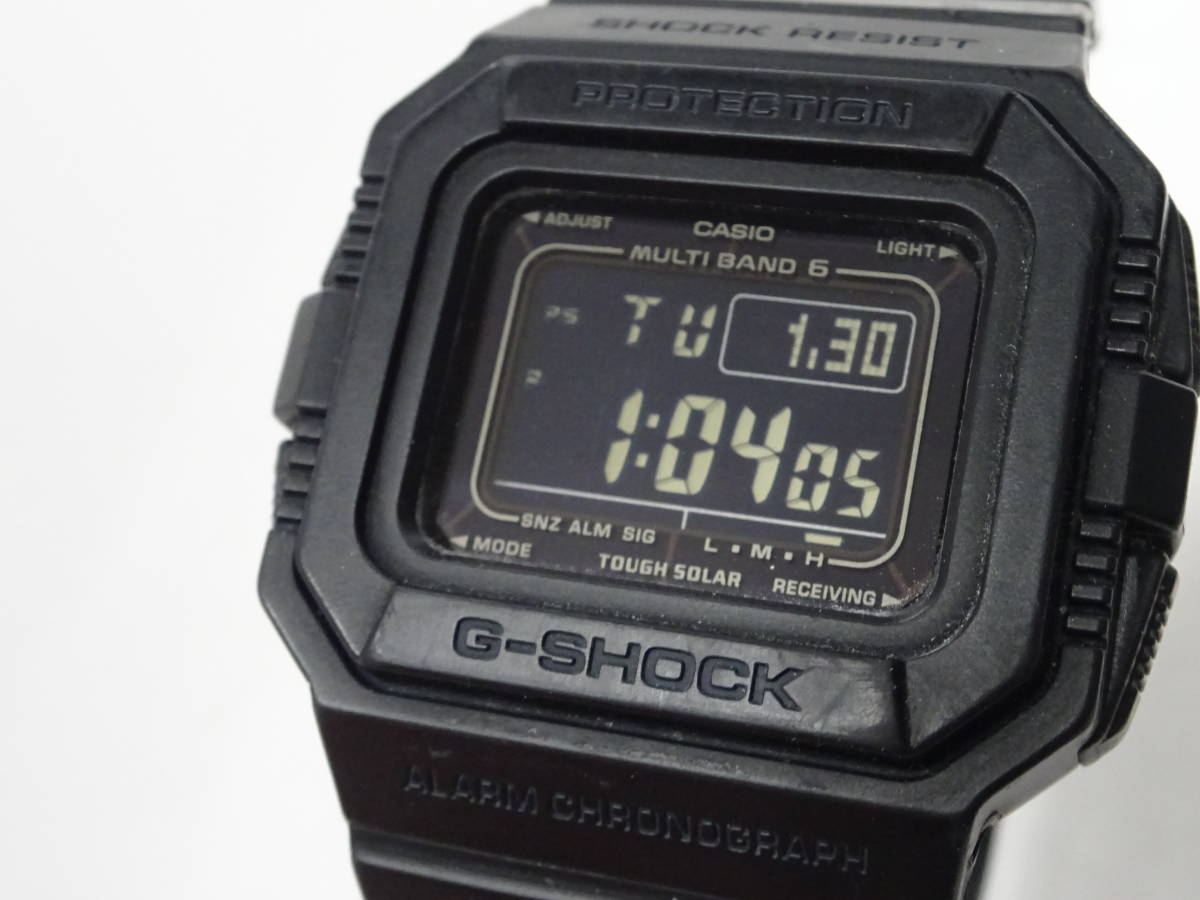 (つ-U-549)G-SHOCK ジーショック 腕時計 DW-5510 デジタル タフソーラー メンズ CASIO カシオ 動作品 中古_画像2