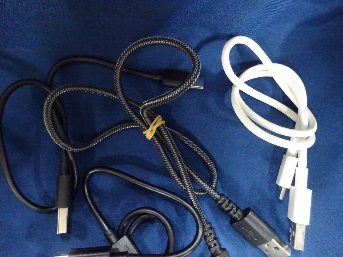 (.-L-1784) USB кабель совместно Type C зарядка кабель 2.0 электризация проверка settled AC адаптор имеется б/у товар 