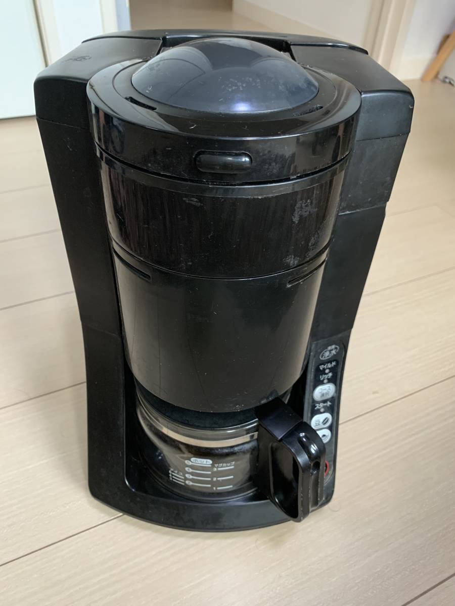 【ジャンク】パナソニック 沸騰浄水コーヒーメーカー 容量5カップ ブラック NC-A55P-K(中古品)_画像1