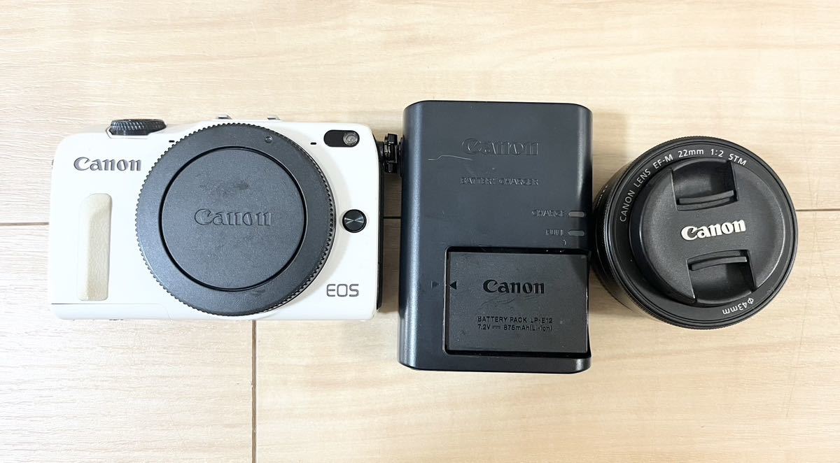 希少品】Canon EOS M2 ZOOM LENS EF-M 22mm 1:2 STM ミラーレス