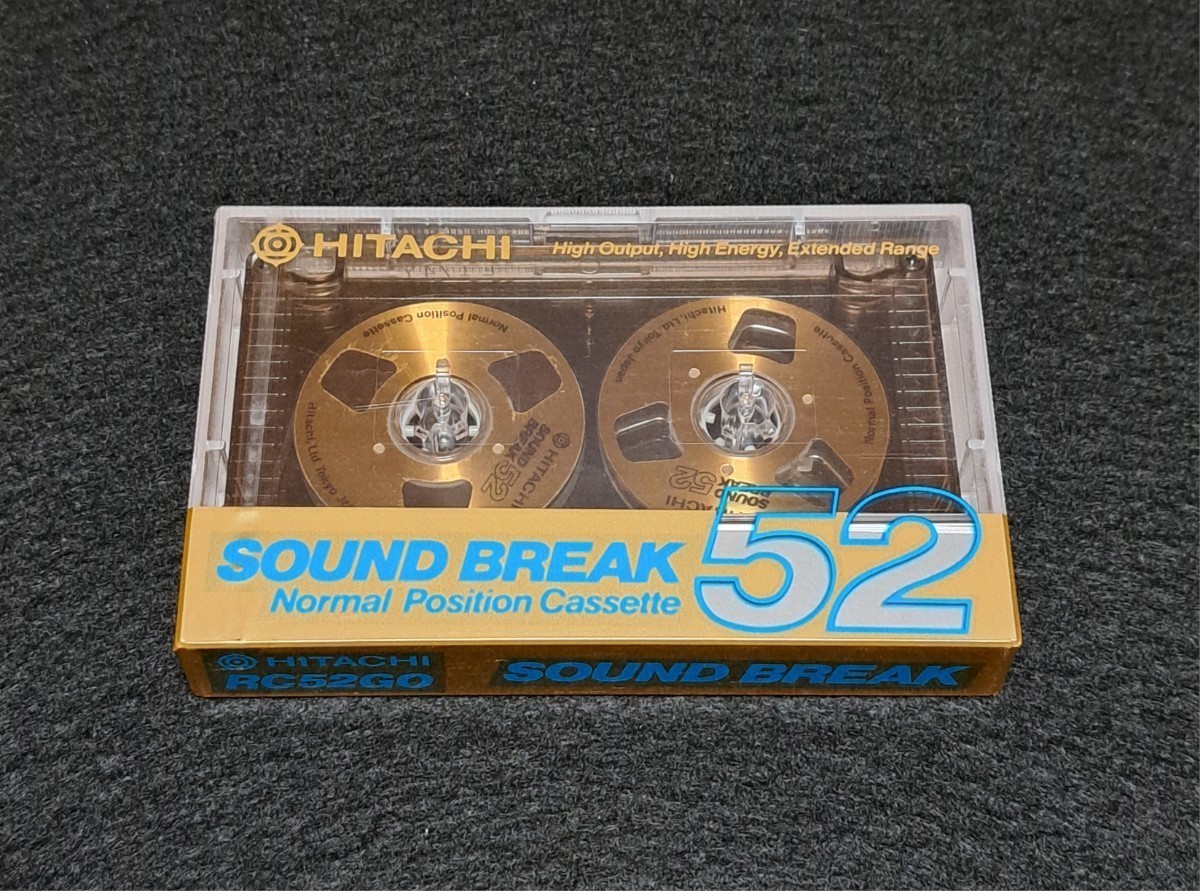 【未開封】日立家電 SOUND BREAK RC52GO TYPE Ⅰ ノーマルカセットテープ 未使用 動作未確認 現状品 オープンリール形 ヴィンテージ 希少品_画像1