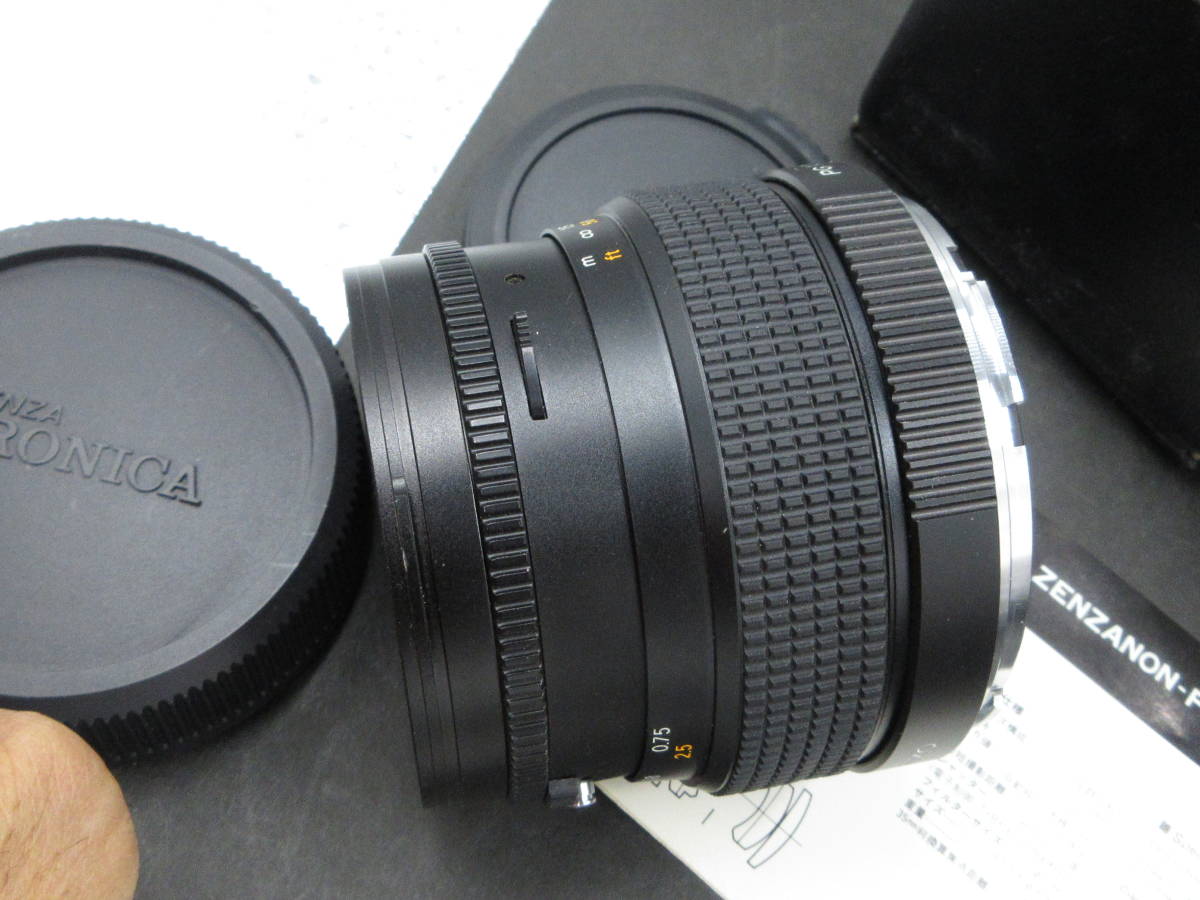 ゼンザブロニカ ZENZABRONICA ZENZANON-PG 100mm F3.5 実用　動作品_画像6