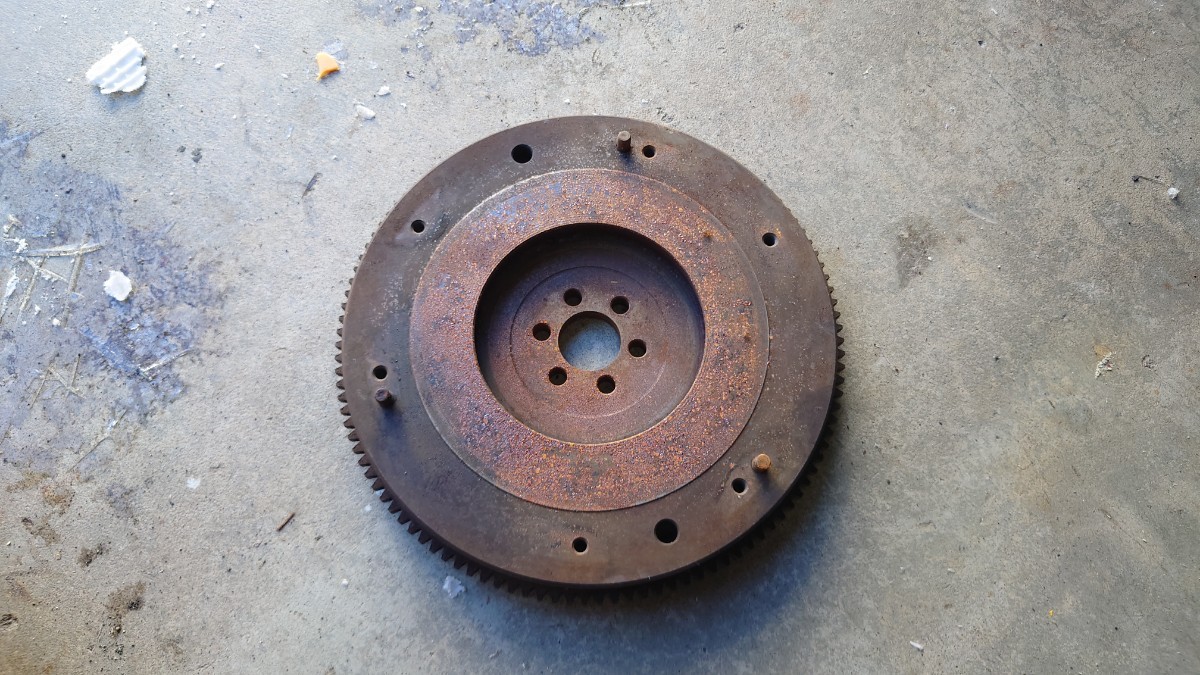 TA22 Celica TE27 2T-G original flywheel daruma Celica parts large amount exhibiting TE27 TE71 Levin Trueno 