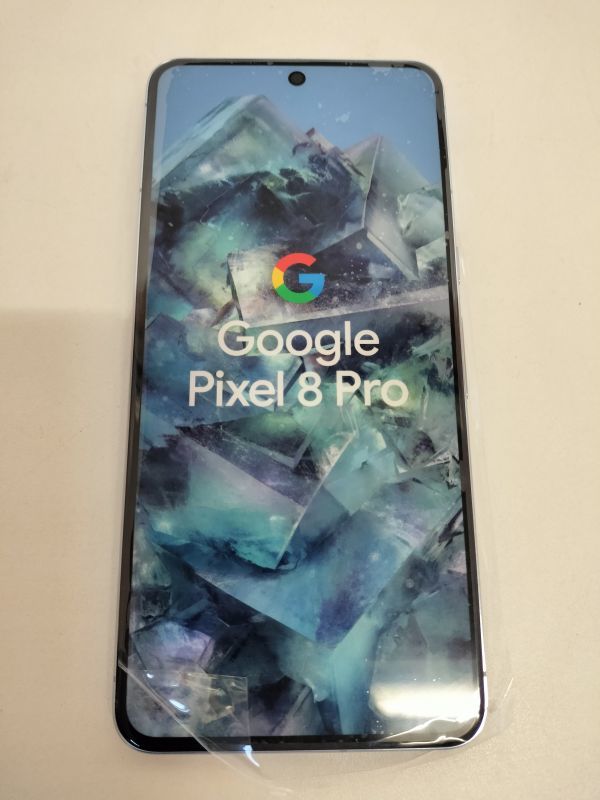 ☆未使用保管品　モックアップ　『Google Pixel 8 Pro』 　Bay （ベイ） ※元箱付　青　2023年製　展示品　スマートフォン　_画像3