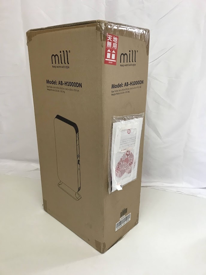 ☆未使用未開封 mill オイルヒーター AB-H1000DN 暖房器具 家電_画像2