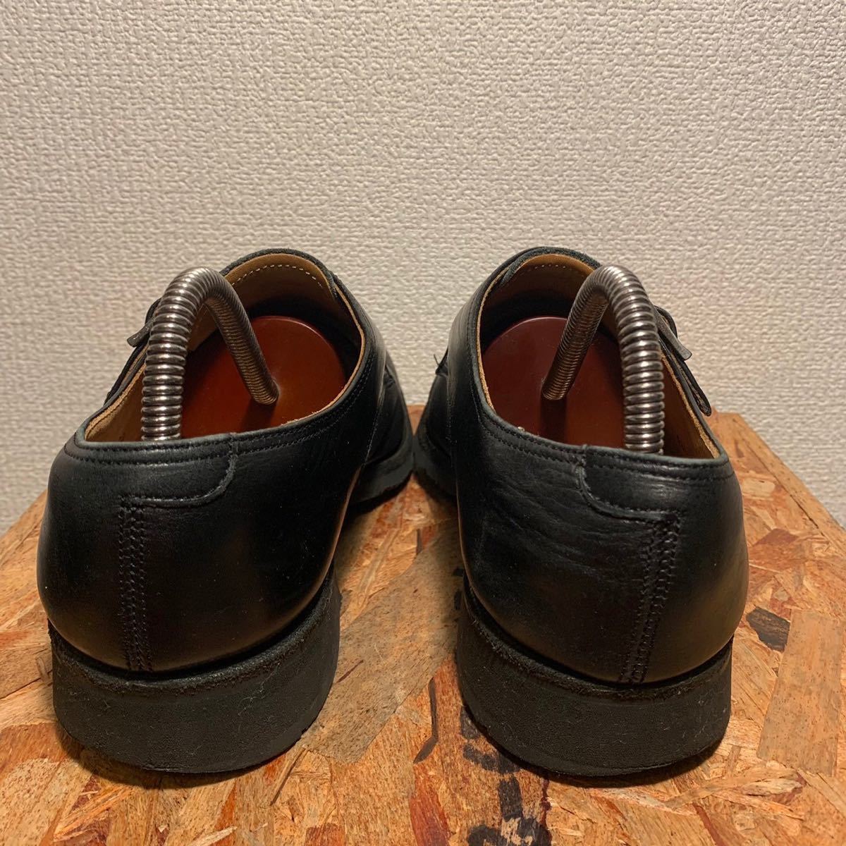 (439)REGAL リーガル GEOX【24cm】黒 goodモンクストラップ ビジネスシューズ カジュアル 革靴 紳士靴_画像5