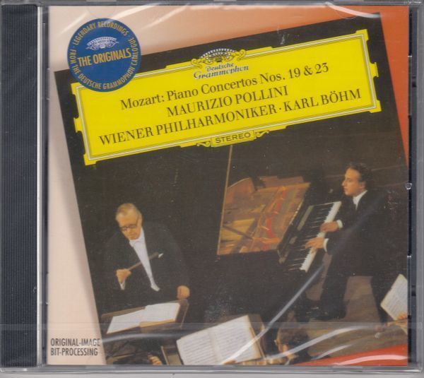 [CD/Dg]モーツァルト:ピアノ協奏曲第１9番ヘ長調K.459&ピアノ協奏曲第23番イ長調K.488/M.ポリーニ(p)&K.ベーム&ウィーンPO 1976.4_画像1