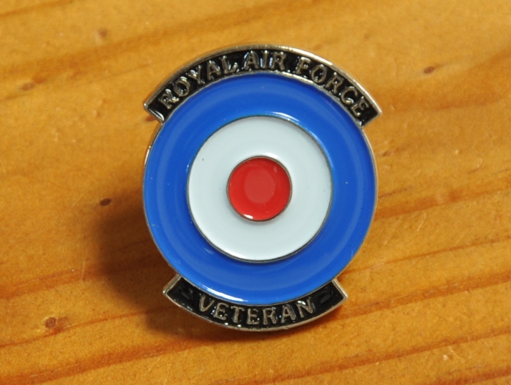 Pins ピンズ ピンバッジ ターゲットマーク ラウンデル ROYAL AIR FORCE VETERAN RAF 英国空軍 スピットファイア MODS モッズ イギリス 542_画像4