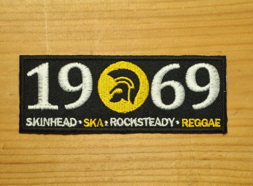 英国 インポート ワッペン パッチ 1969 SKINHEAD SKA スカ REGGAE レゲエ MODS モッズ PUNK パンク SKINS トロージャン イギリス uk GB 285_画像2