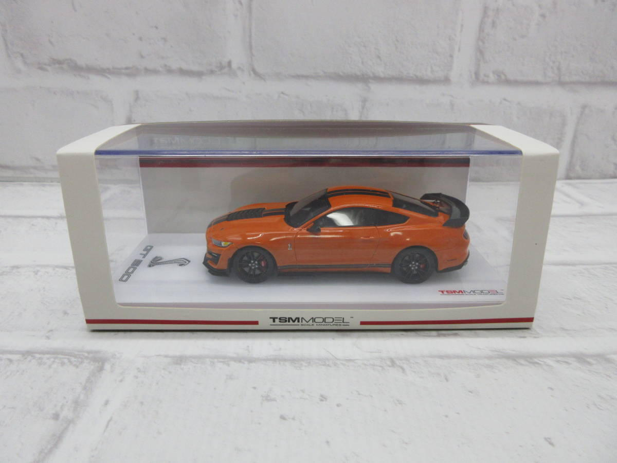 ミニカー　1/43　TSMモデル　フォード　マスタング　シェルビー　GT500　オレンジ　モデルカー