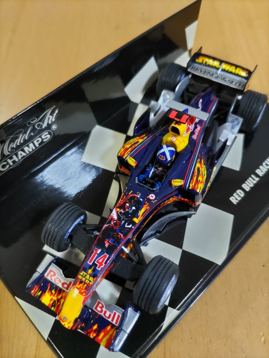 【PMA】1/43 レッドブル レーシング コスワース RB1 #14 D.クルサード 2005 スターウォーズ仕様/ミニチャンプス_画像2