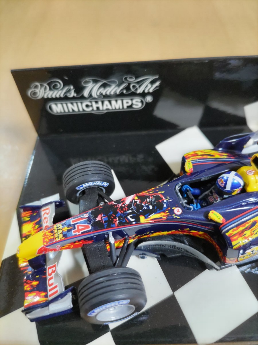 【PMA】1/43 レッドブル レーシング コスワース RB1 #14 D.クルサード 2005 スターウォーズ仕様/ミニチャンプス_画像6