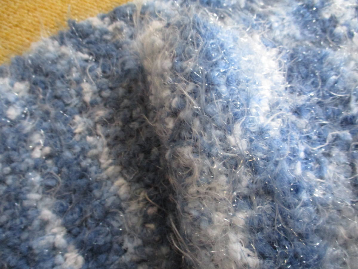 ニュージーランド製 毛糸マフラー キラキラ素材入り NEW ZEALAND_画像5