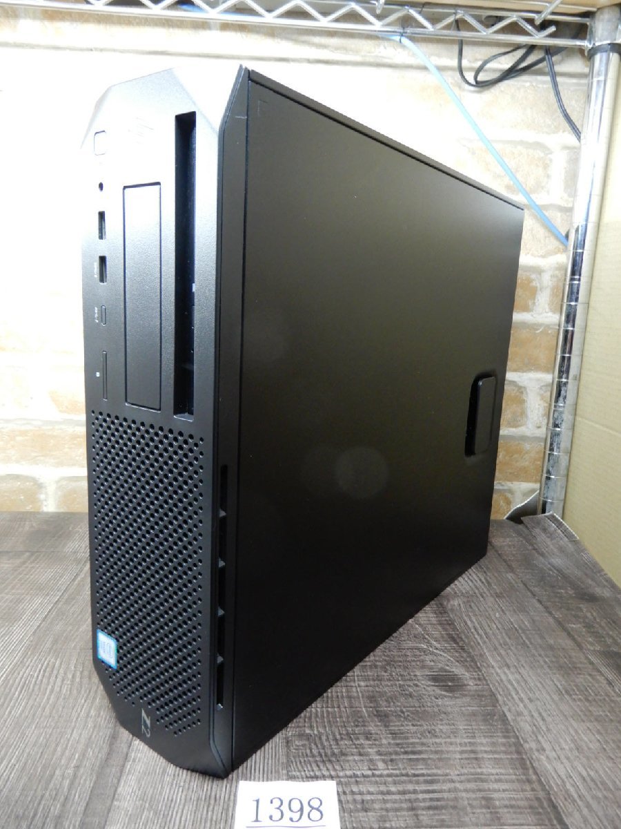 1398☆スリムベゼル23w液晶デュアルモニタ-★XEON E-2104G★高速 SSD 512G★1000GB-HDD★Ｗindows11★★DVDRW★メモリ16G★HP★Z2 SFF G4の画像2