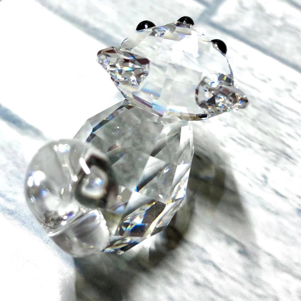 希少廃盤SWAROVSKIスワロフスキー猫ヴィンテージ 希少廃盤SWAROVSKIスワロフスキー猫ヴィンテージ