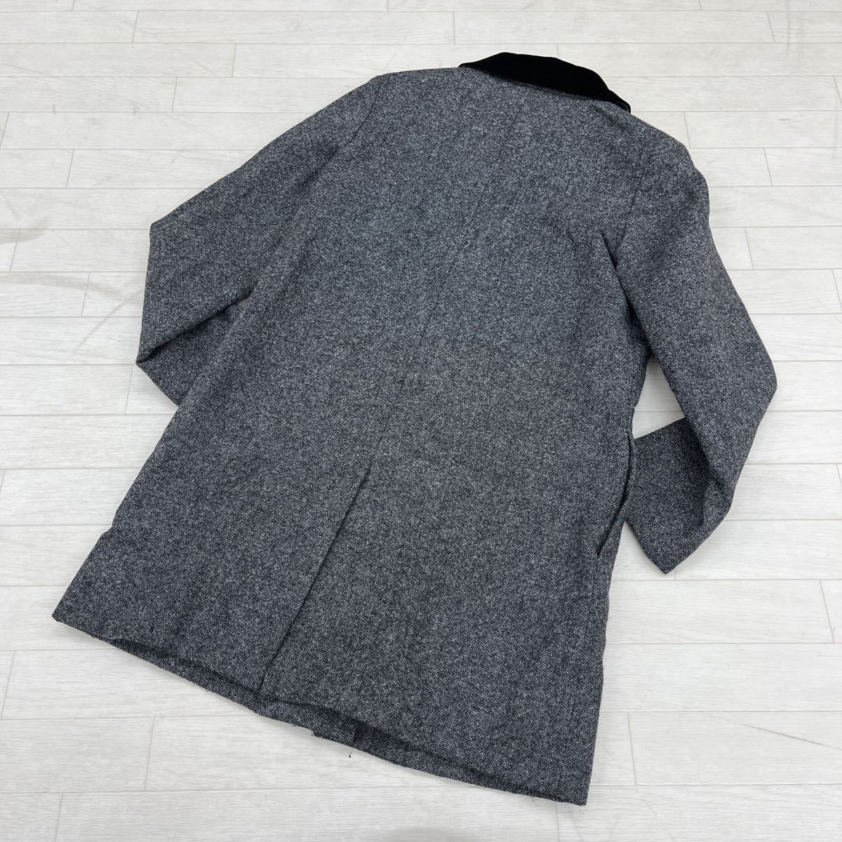 1312* A.P.C A.P.C. tops half coat single long sleeve wool 100 casual gray lady's 38