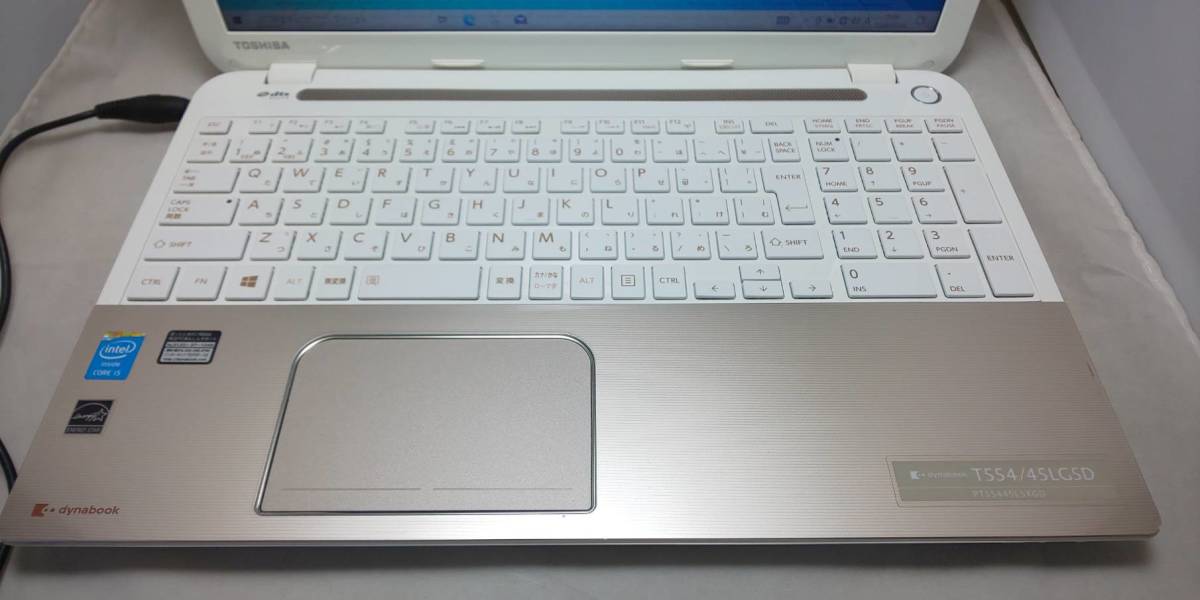 240103 TOSHIBA dynabook /T554/45LG5D ( Corei5-4200U / メモリ8GB / SSD250GB / Bluetooth / webカメラ / 無線LAN / /WPSOffice / Win10)_画像2