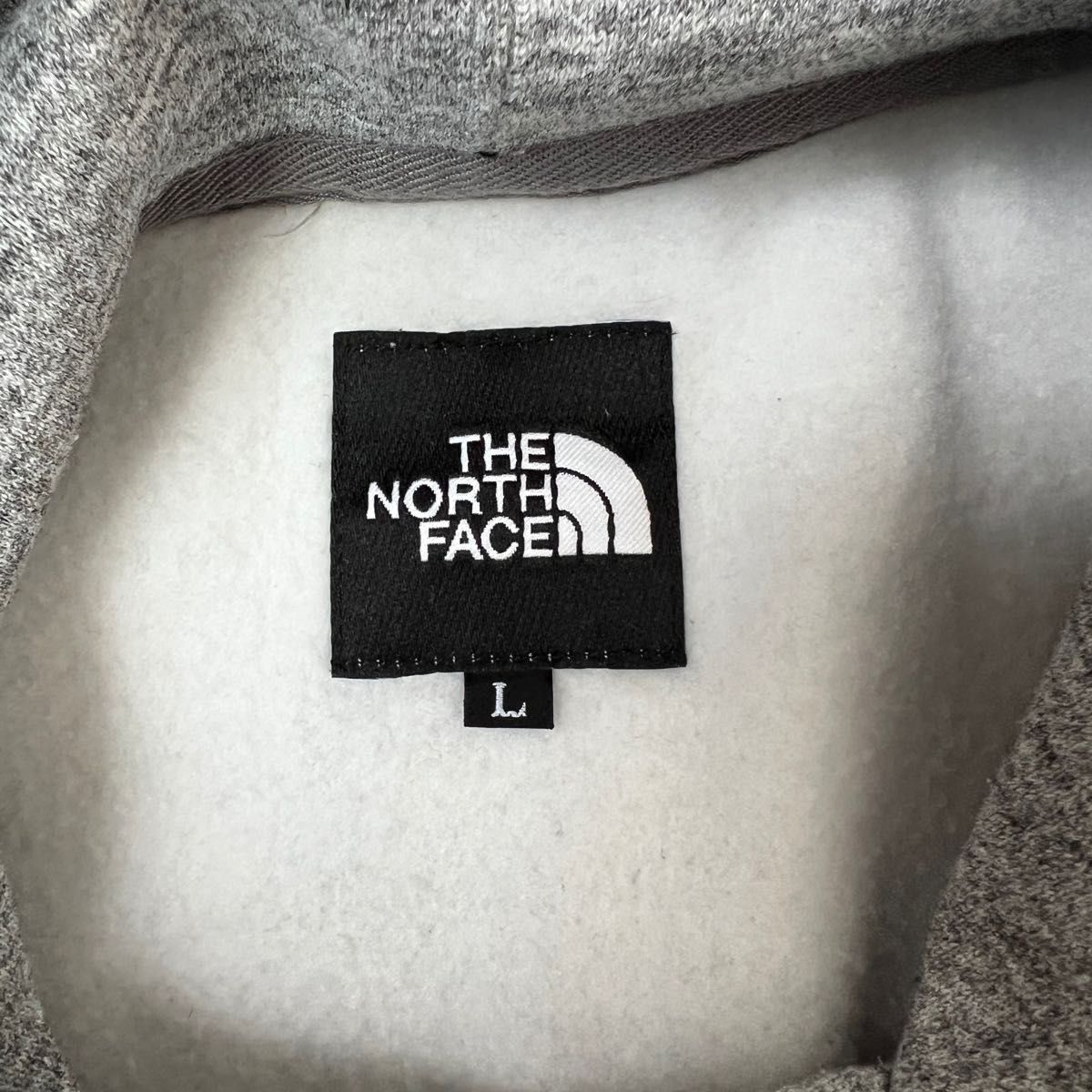 THE NORTH FACE ノースフェイスSquare logo Hoodie スクエアロゴフーディー パーカーグレー