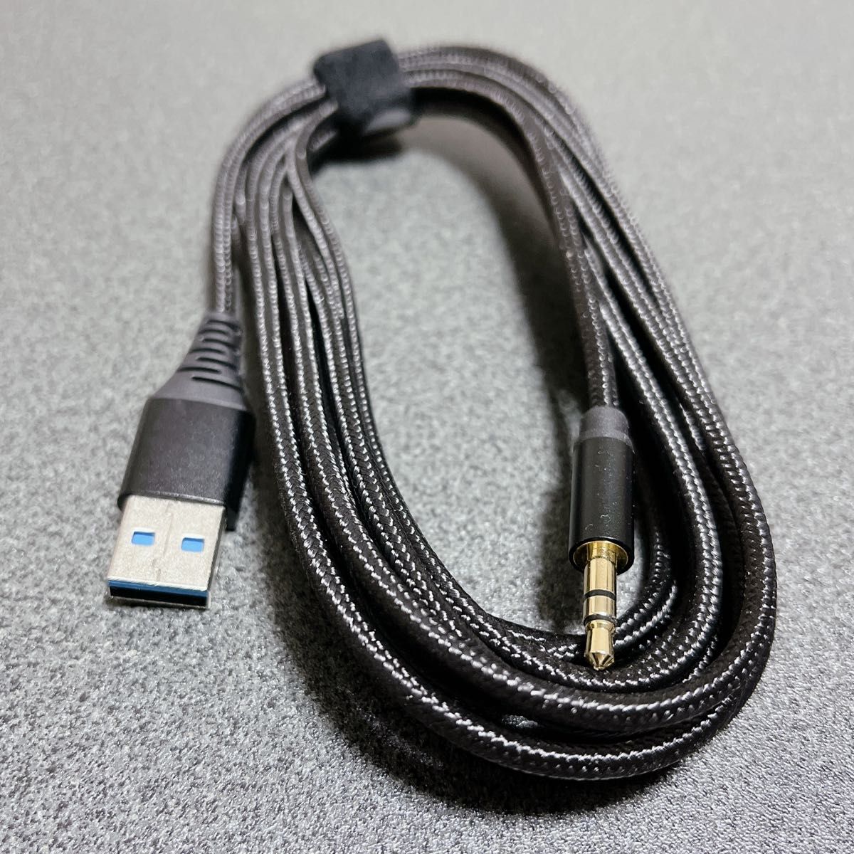 USB 3.5mm 変換ケーブル 3m MEEKI USB オス AUX端子