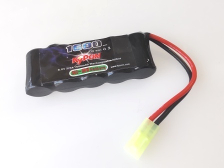 kypom 2/3A 6.0V 1600mAh 平型 ニッケル水素 Ni-MH 充電式 バッテリー★ホビーショップ青空_画像1