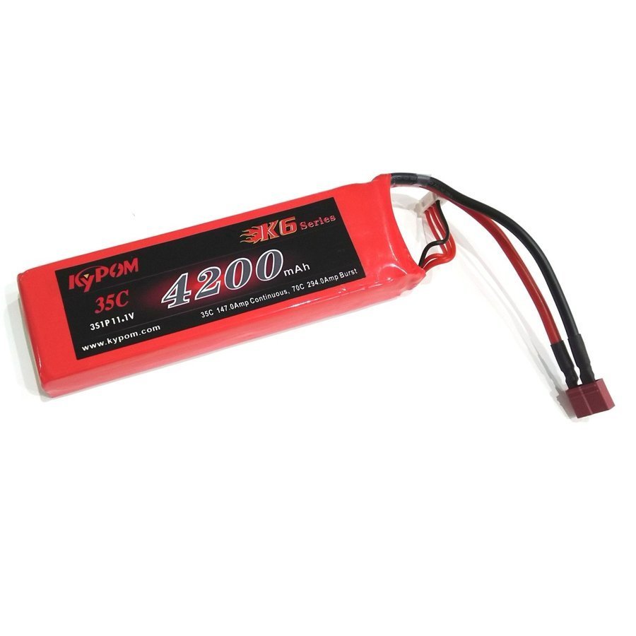 Kypom K6 11.1V 4200mAh 35C70C リポ バッテリー★ホビーショップ青空_画像1