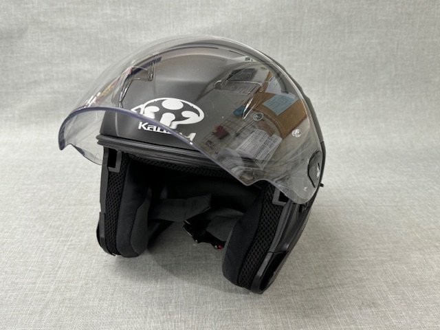【中古品】Kabuto カブト ジェットヘルメット EXCEED 保存袋付 ブラックカラー Ｌサイズ（59～60cm未満）（管理番号：049111）　_画像2