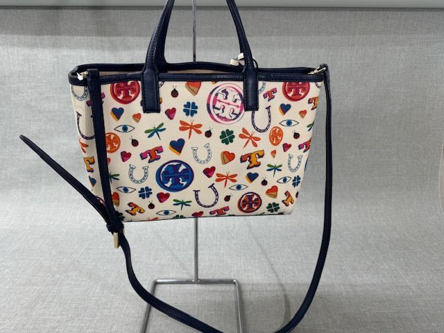 【中古品】TORYBURCH トリバーチ カーリントンクロスボディショッパー 2Wayバッグ ハンド/ショルダー (管理番号：049104)_画像3