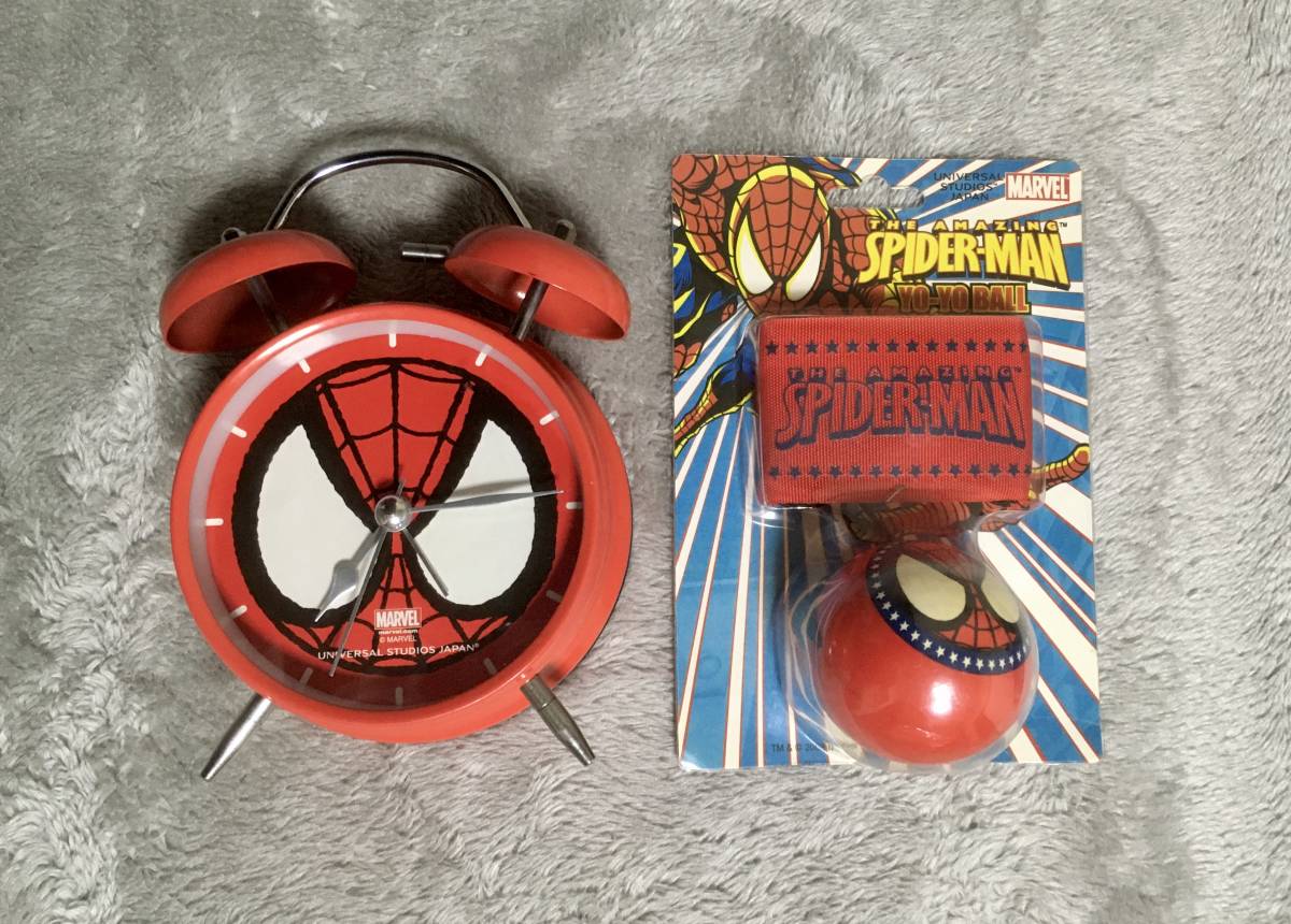 スパイダーマン　SPIDER-MAN YO-YO BALL／目覚まし時計(ジャンク品) ユー・エス・ジェイ_画像1