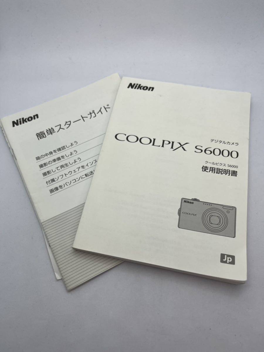 335-30( free shipping ) Nikon Nikon digital camera COOLPIX S6000 set owner manual ( use instructions )