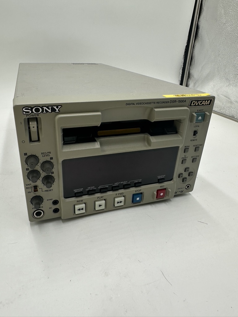 t0276 1000円スタート SONY DSR-1500A DVCAMレコーダー DRUM 39×10 ジャンク 現状品_画像4