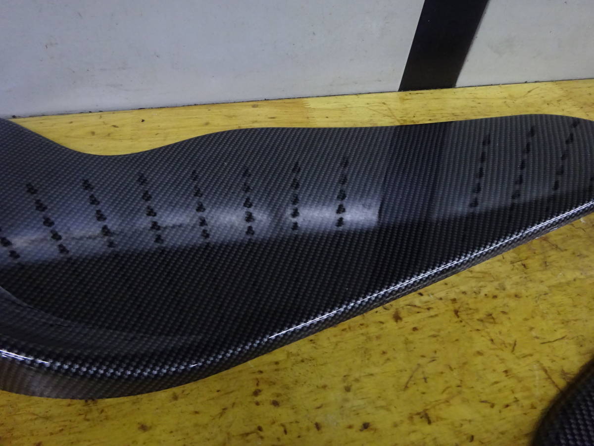  all-purpose under Canard fins carbon style side lip spoiler unused goods new goods 