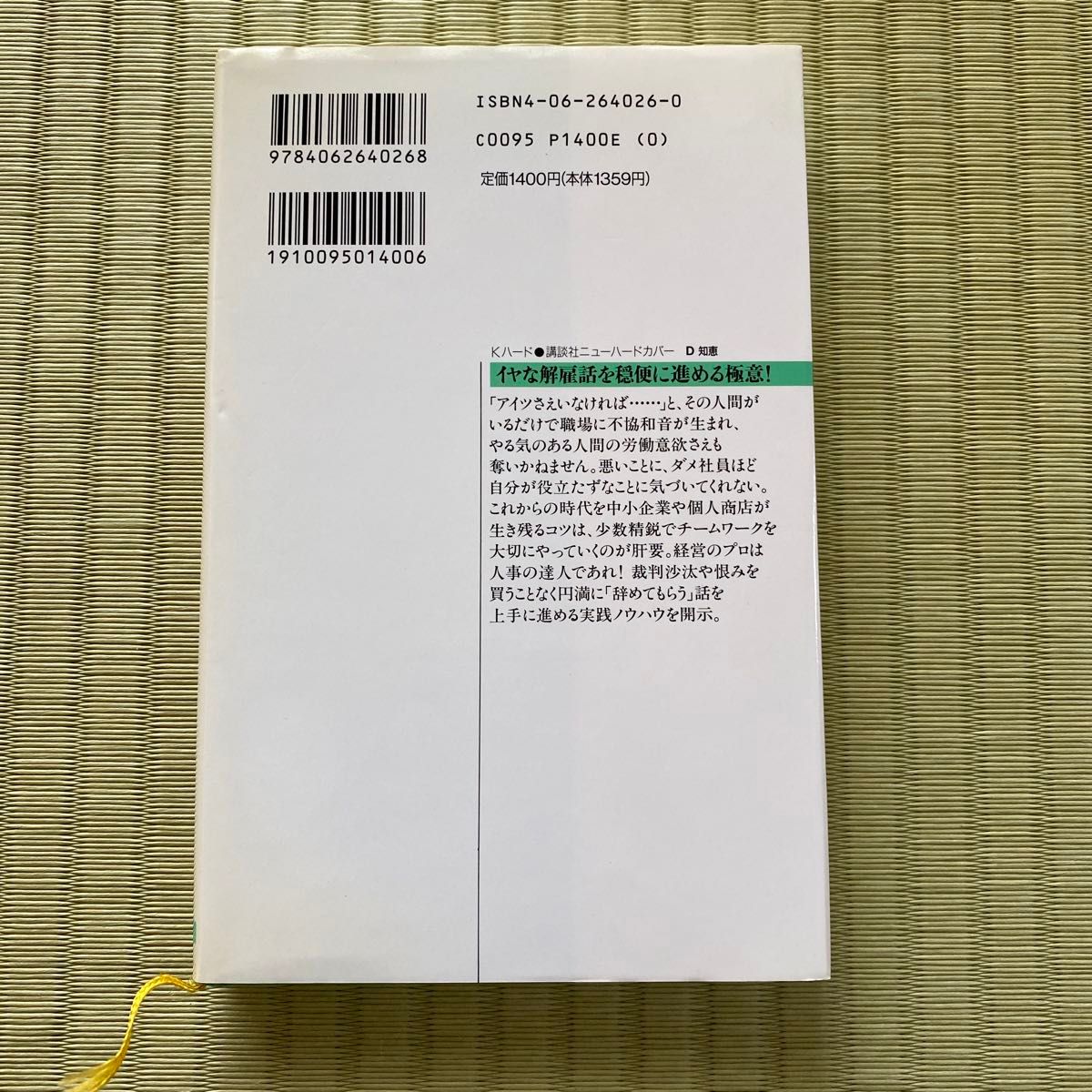 上手に人を辞めさせたい （講談社ニューハードカバー） 高井伸夫／著