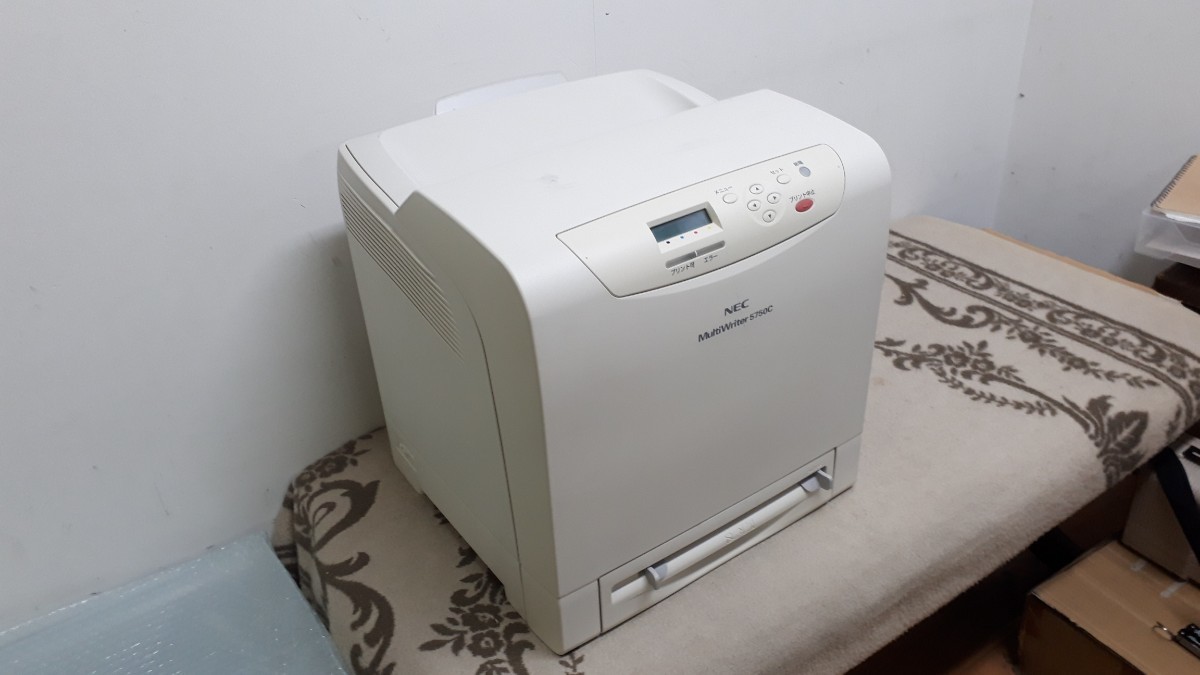 【通電確認済み】レーザープリンター NEC PR-L5750C マルチライター カラーレーザプリンタ 日本電気 印刷 MultiWriter 八王子市 引き取りOK_画像1