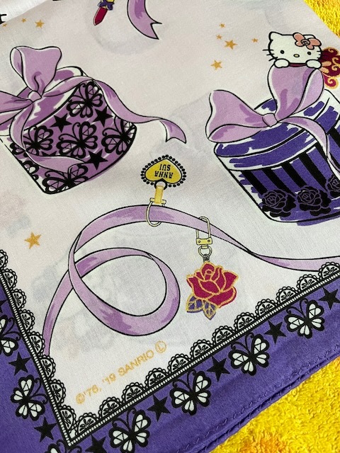 ANNA SUI アナスイ ハローキティ　コラボハンカチ_画像7