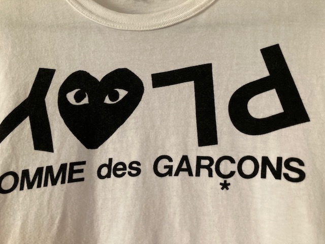 古着 COMME des GARCONS Tシャツ M　ロゴハート_画像2