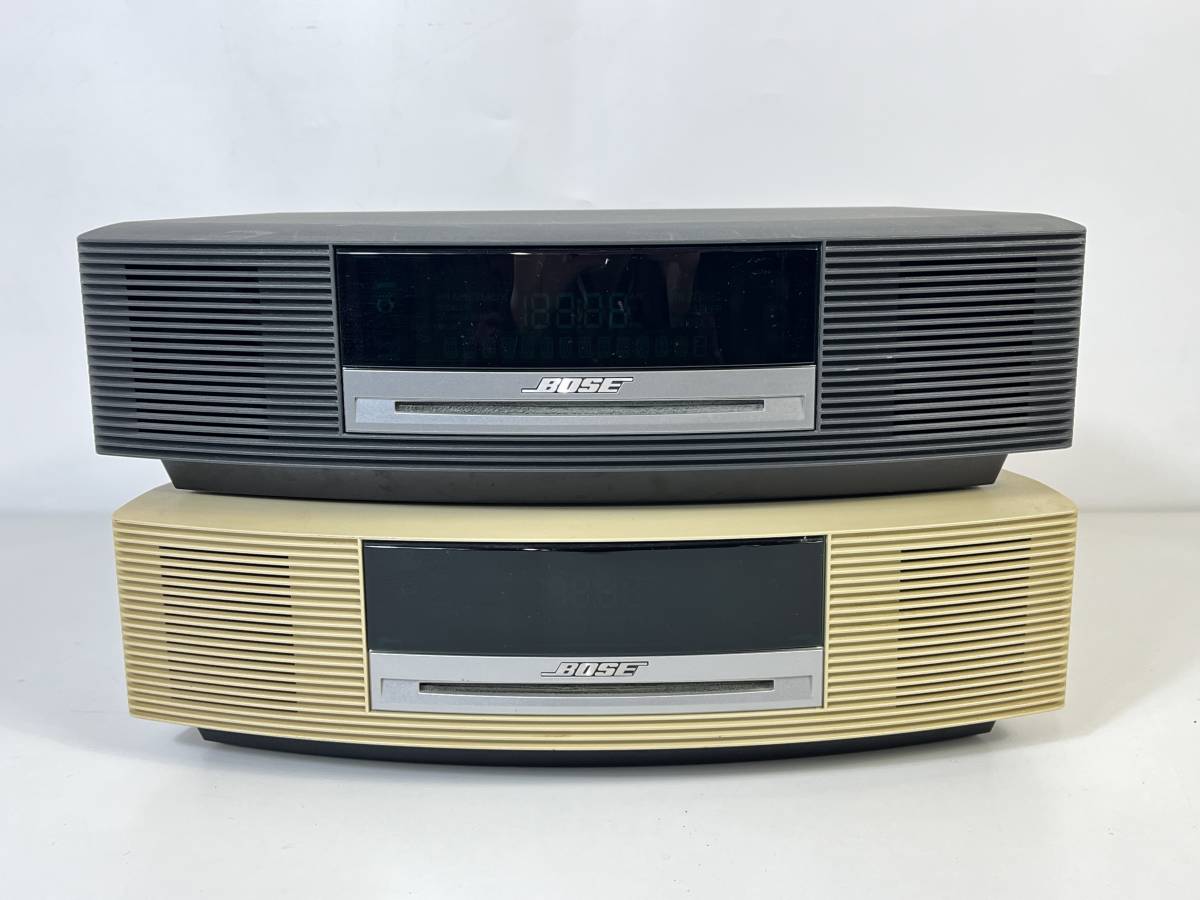 【ジャンク】BOSE ボーズ ウェーブミュージックシステム CDプレーヤー Wave Music System AWRCCB/AWRCCC ブラック ホワイト_画像6