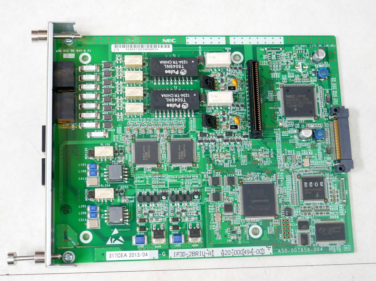 ▲(R601-B126)NEC AspireX 2デジタル局線ユニット IP3D-2BRIU-A1_画像2