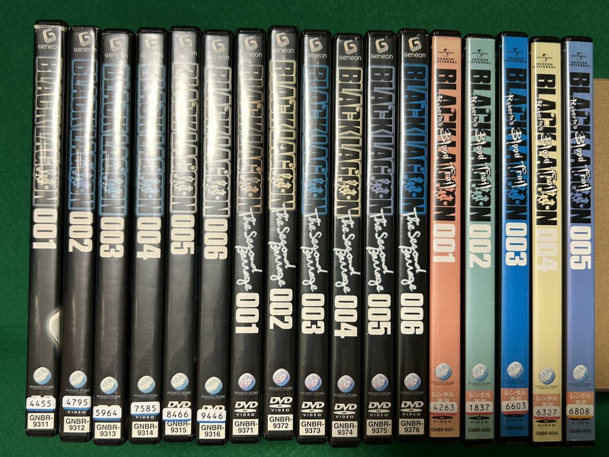 ■BLACK LAGOON ブラックラグーン 1期&2期&3期 DVD 全17巻セット　_画像1