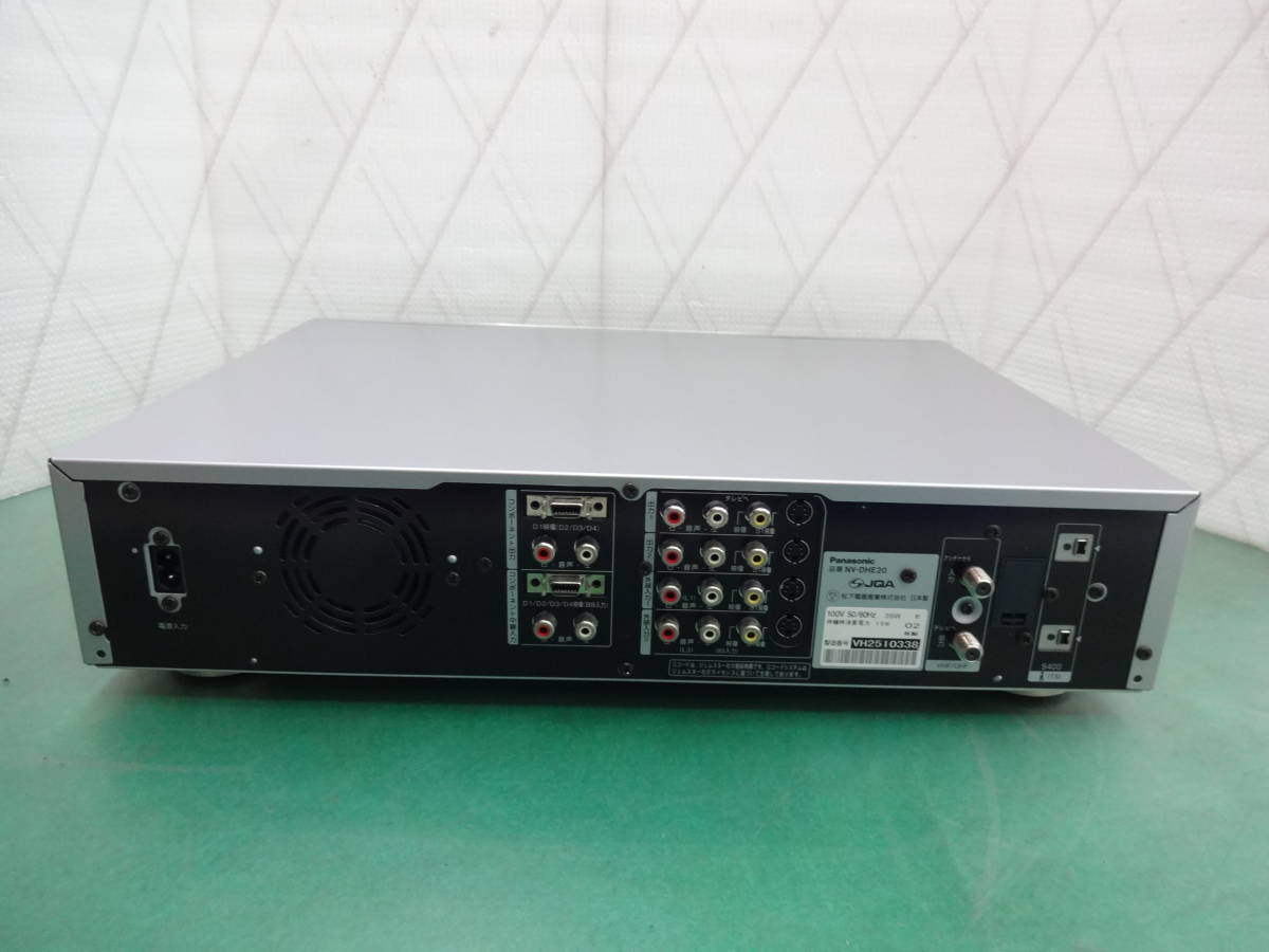★6117 再生確認済み パナソニック Panasonic NV-DHE20 D-VHSビデオカセットレコーダー 2002年製 ジャンク扱い_画像9