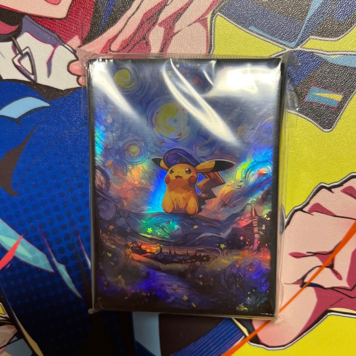 ポケモンカード スリーブ 星空ピカチュウ ホロ加工 新品未開封 ポケモンカード スリーブ 星空ピカチュウ ホロ加工 新品未開封