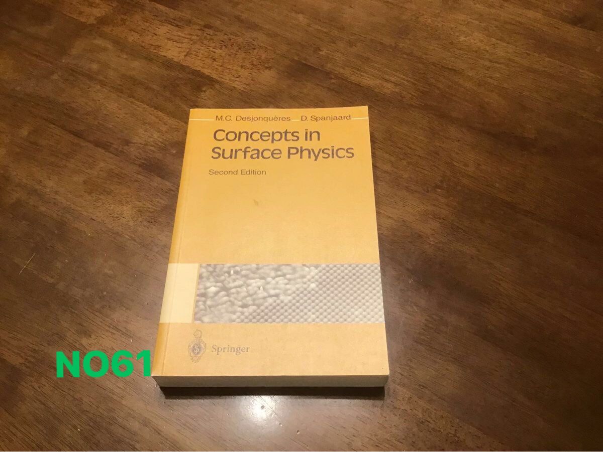 Concepts in Surface Physics 2nd edition