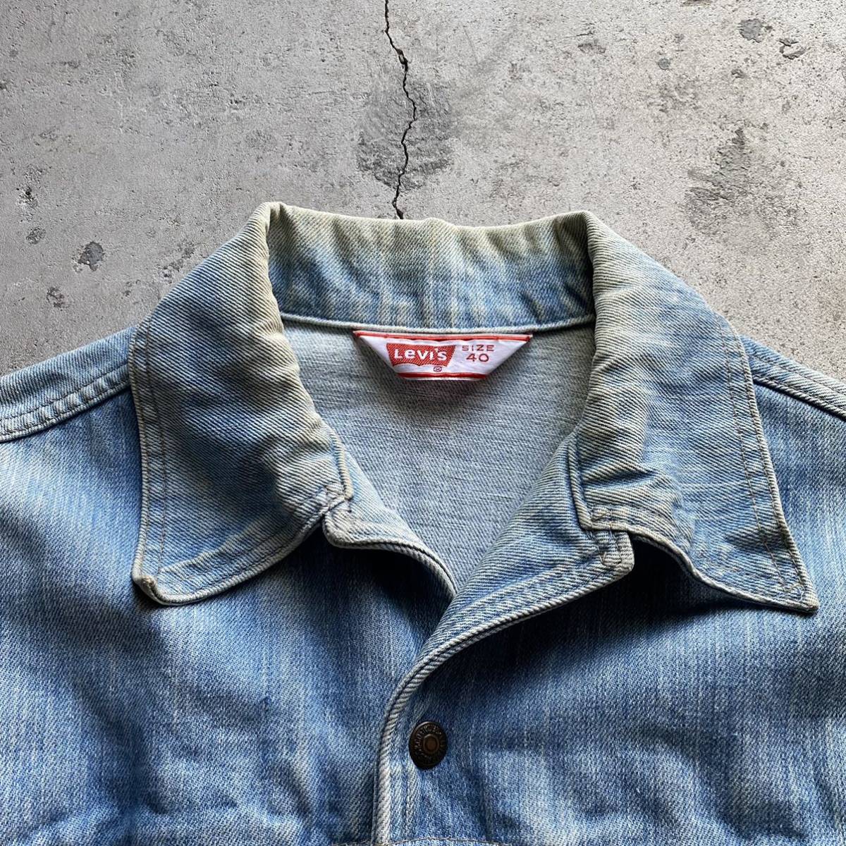 70's LEVI'S デニム リーバイス サークルR ブランクタグ ビンテージ オリジナルデニムジャケット USA製 /501XX 557XX 506XX 507XX Gジャン